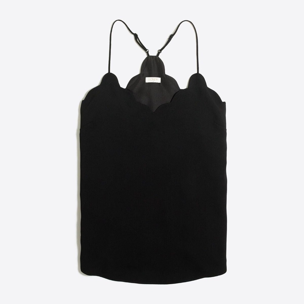J Crew Scalloped Tank